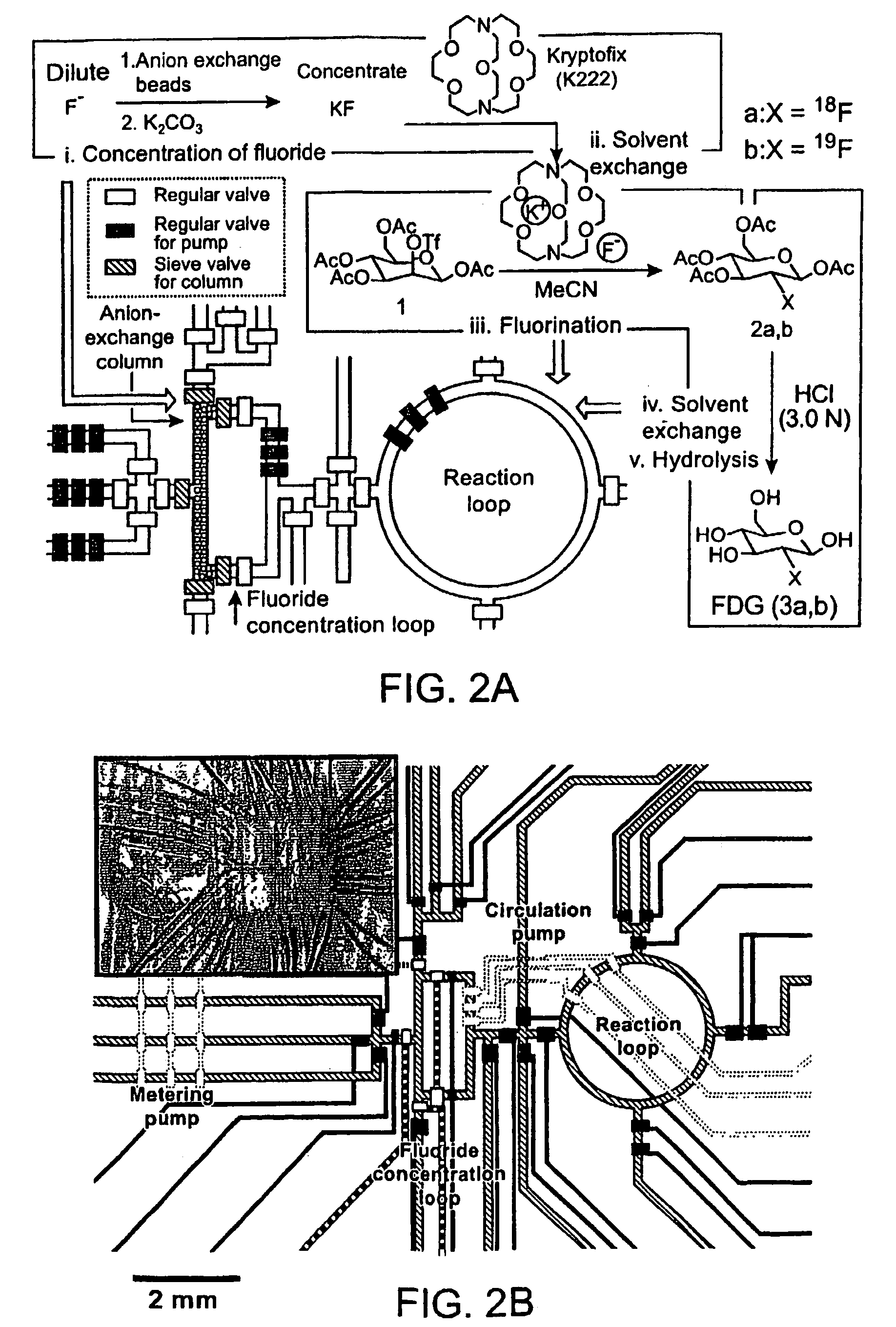 Microfluidic chemical reaction circuits