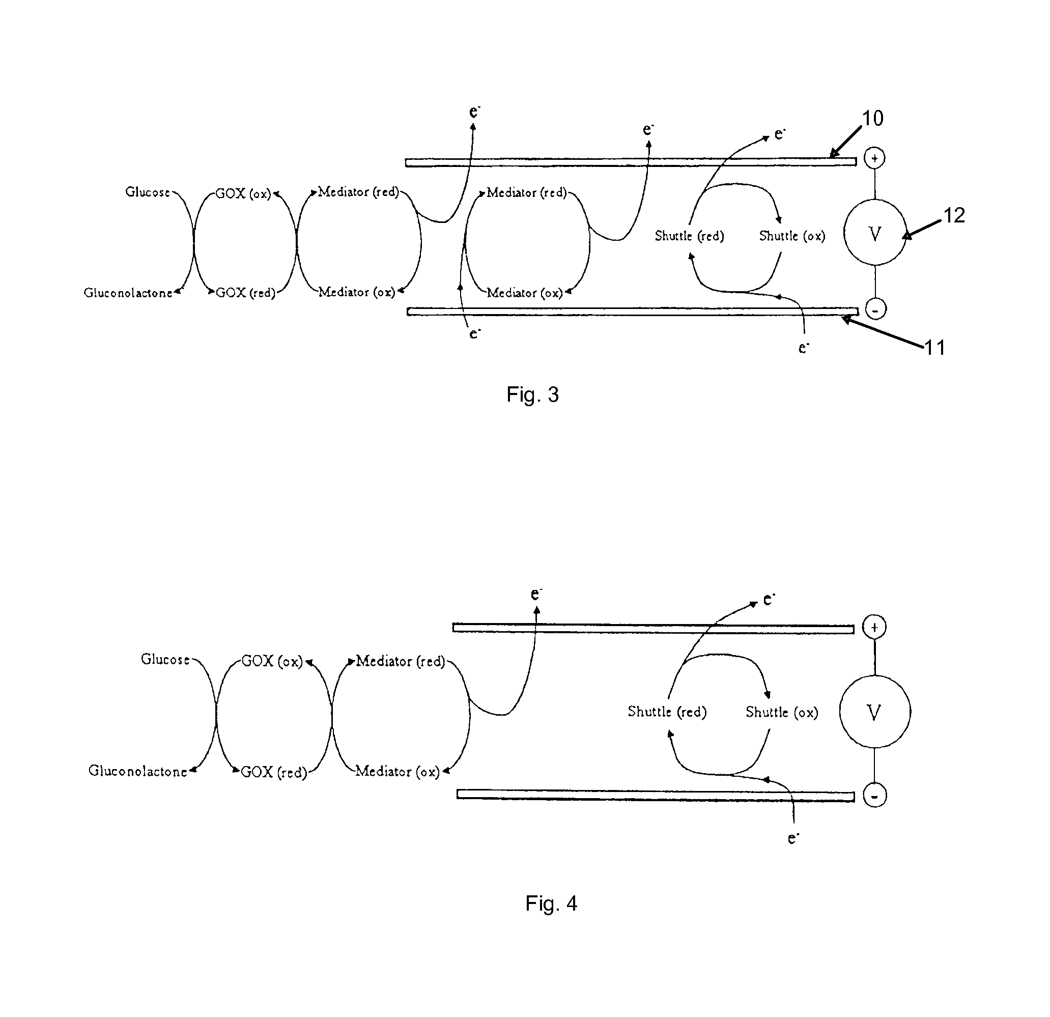 Detection of Analytes in a Dual-mediator Electrochemical Test Strip