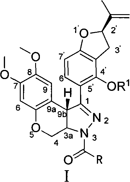 N-acylpyrazole derritol, preparation method thereof, and application thereof