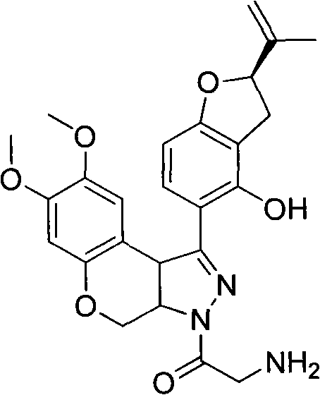 N-acylpyrazole derritol, preparation method thereof, and application thereof