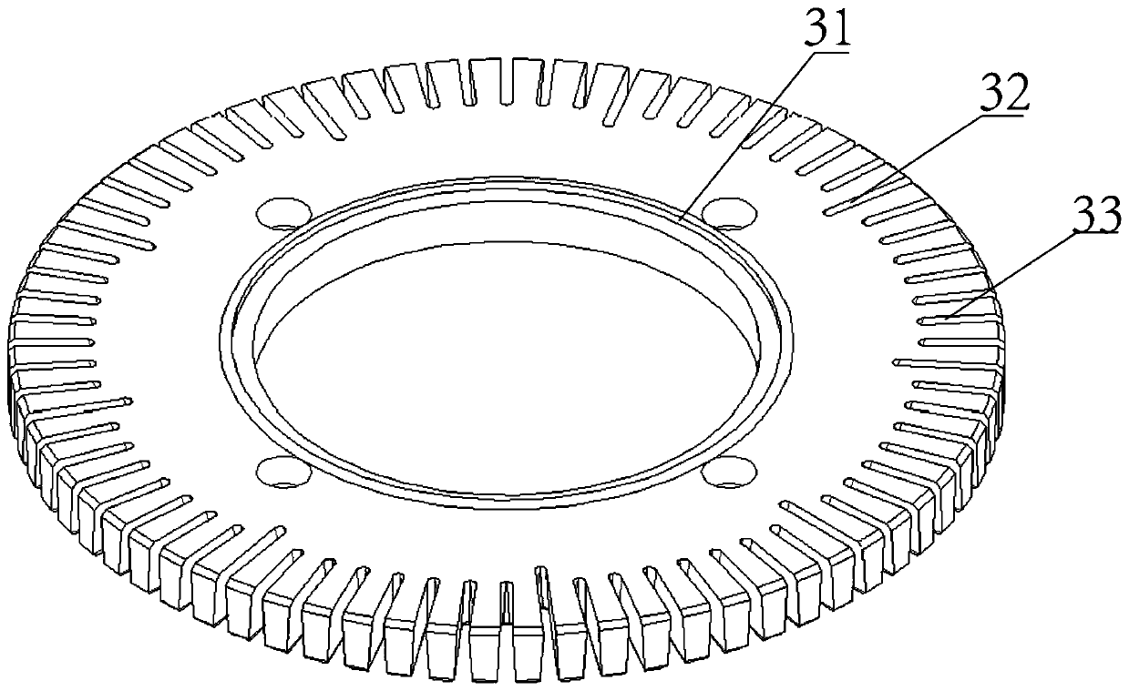 Radial flow type gas pressure regulator