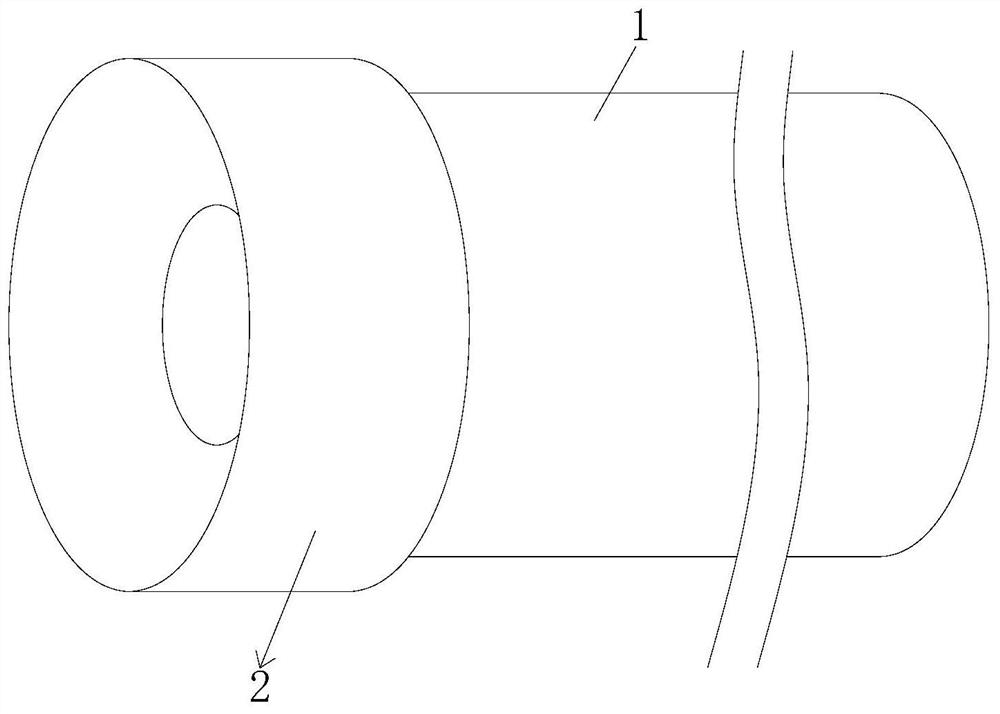 A pvc pipe tail head device