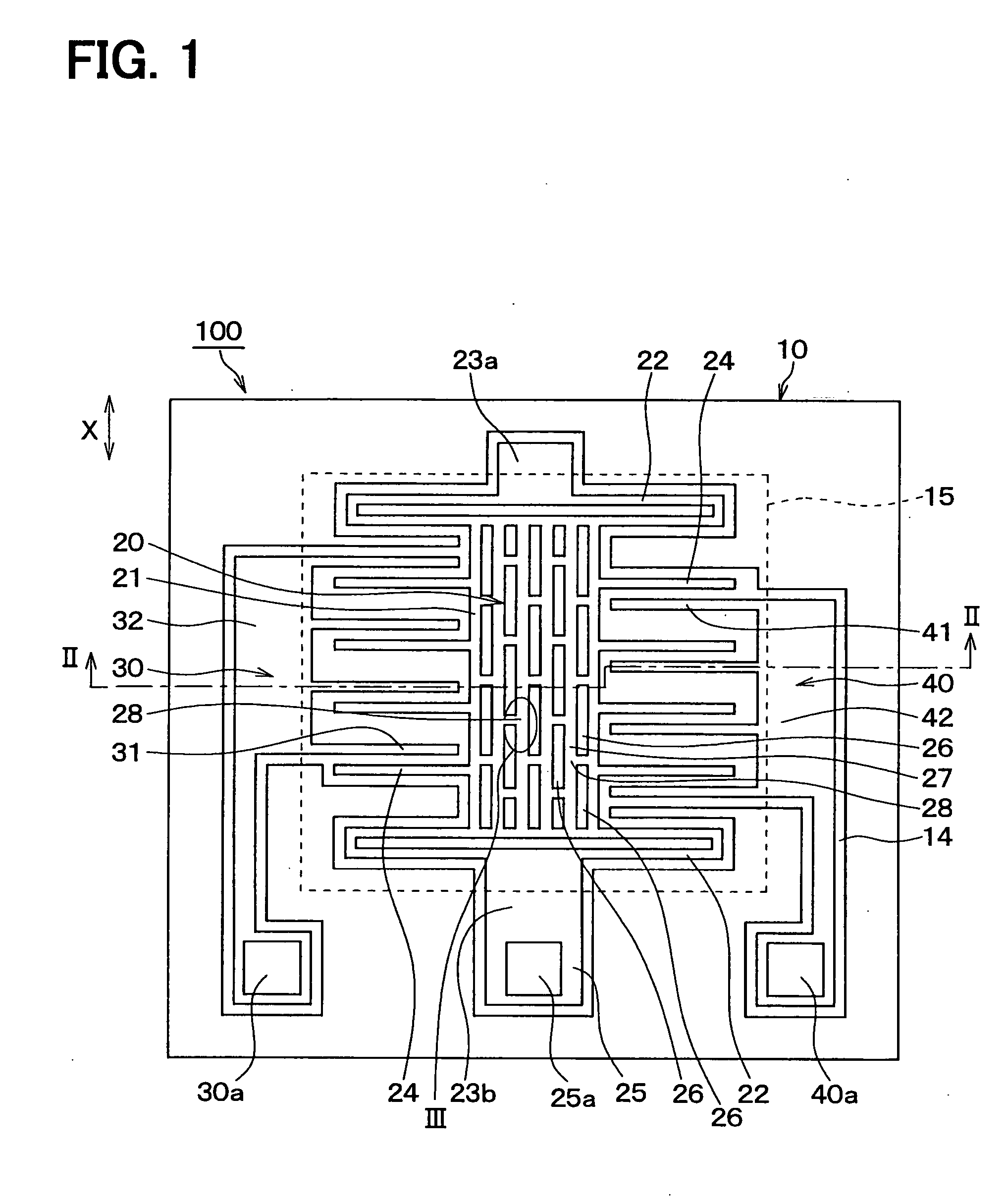 Physical quantity sensor having multiple through holes