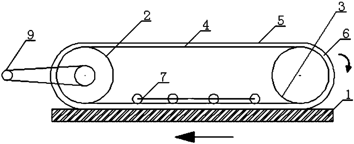 Thermal insulation device for belt type polymerization