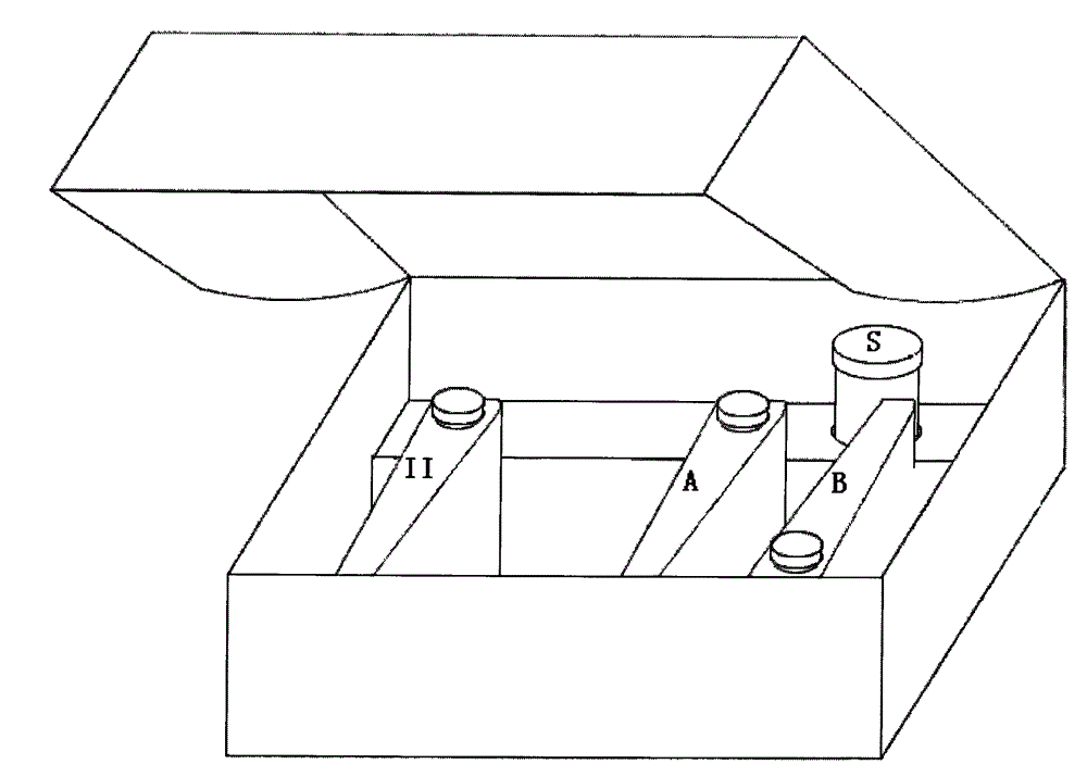 Double reagent method for detecting indirect bilirubin kit and preparation method