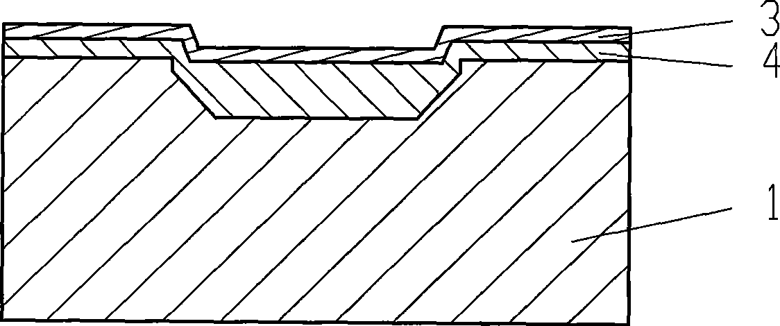 Single-slice integrated micro-lens and its production method