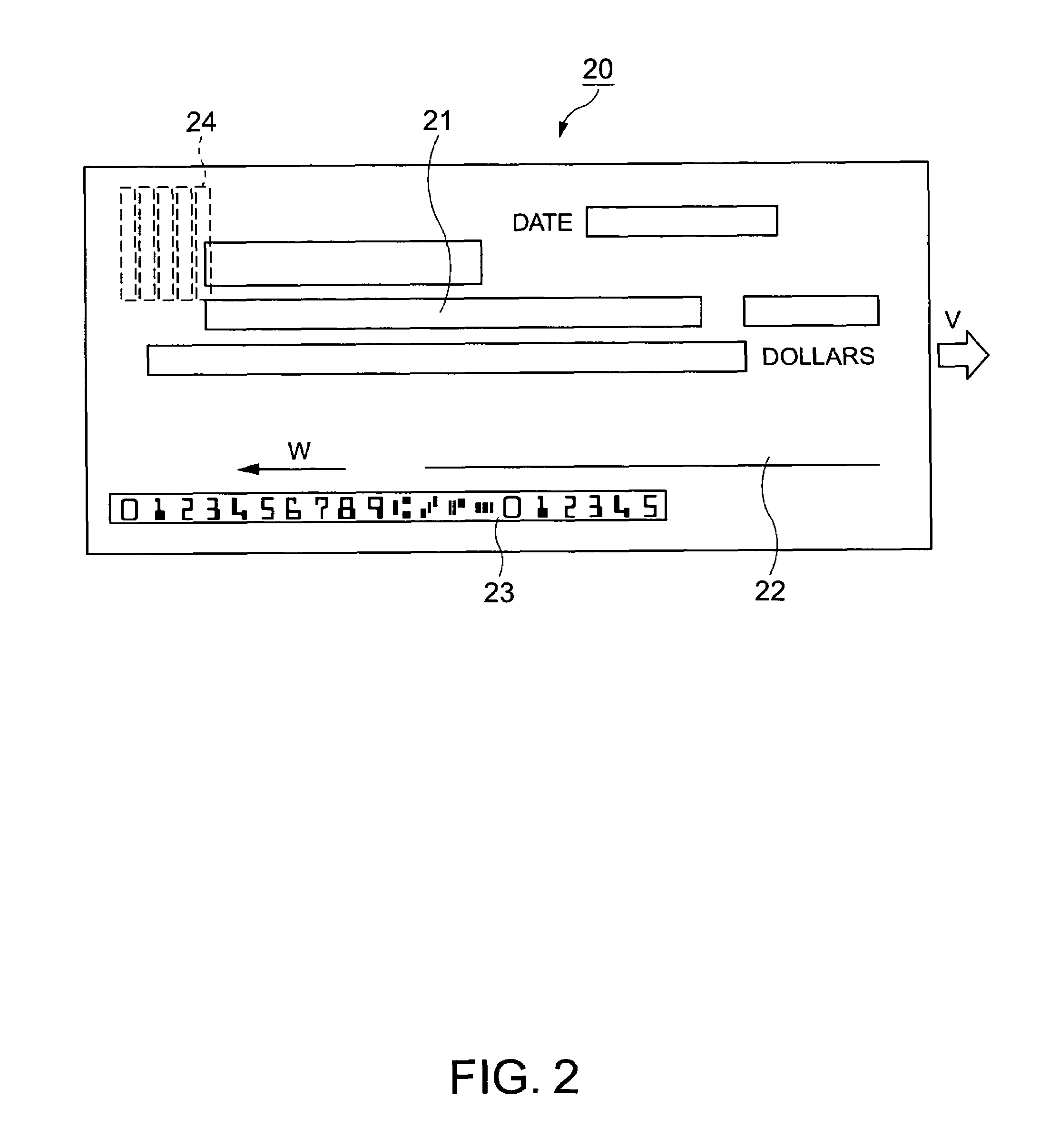 Magnetic ink character reading method and program