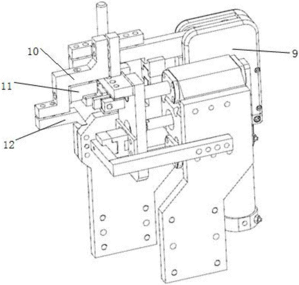 Mounting positioning device for automobile tail door hinge