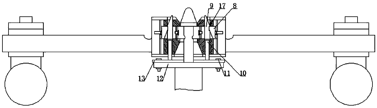 Monitor mounting structure capable of being mounted and adjusted rapidly