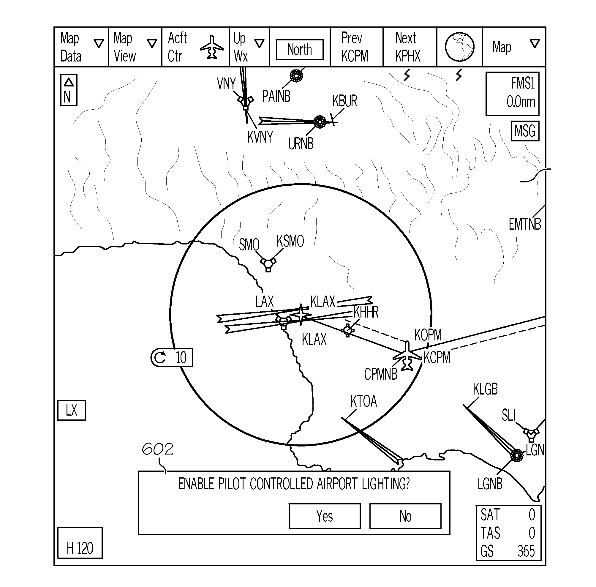 Automated aerodrome lighting control system