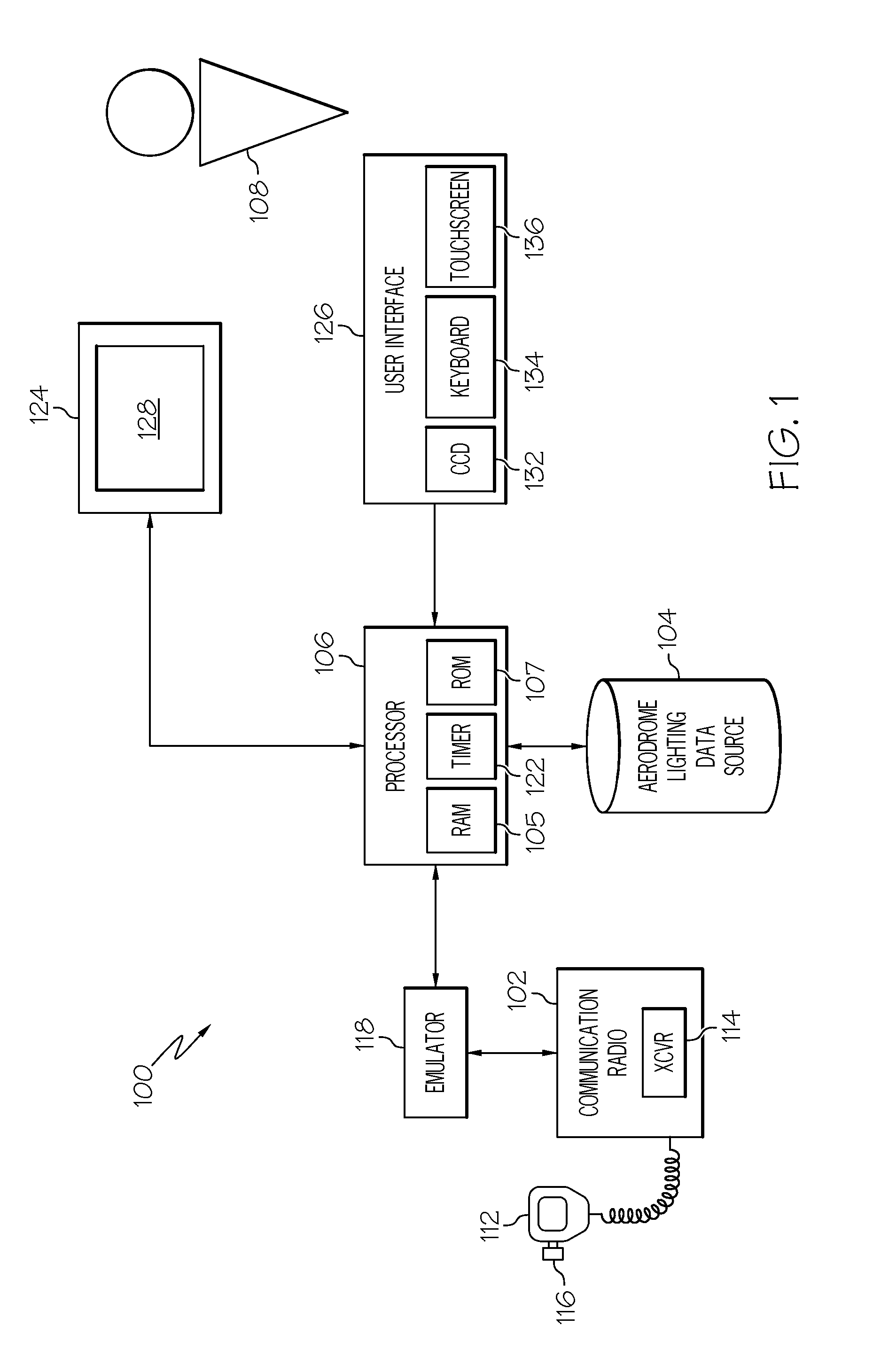 Automated aerodrome lighting control system