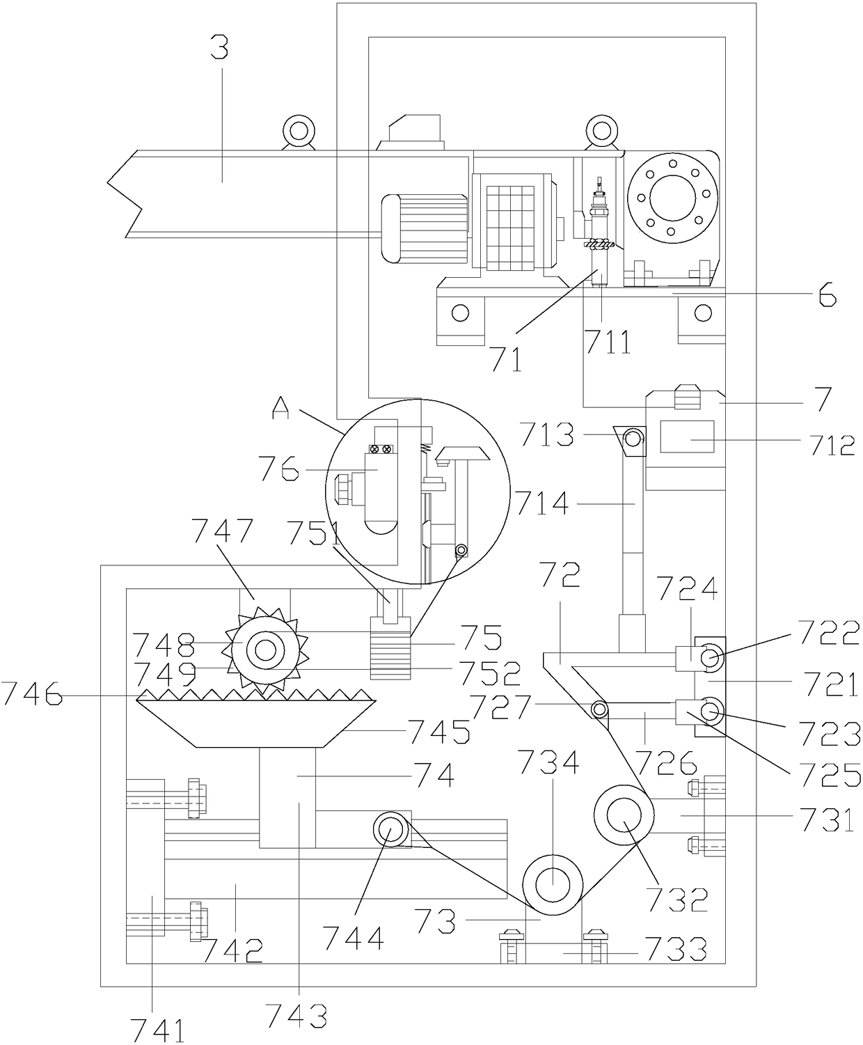 Automatic food machinery wave cutting equipment