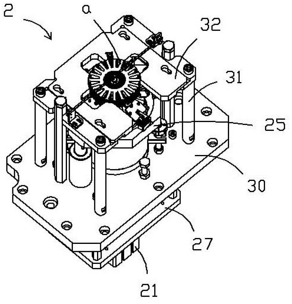 A motor rotor winding shaping machine