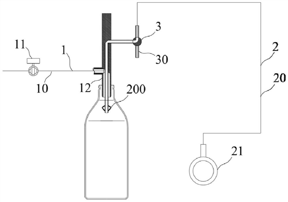 A non-contact liquid filling device