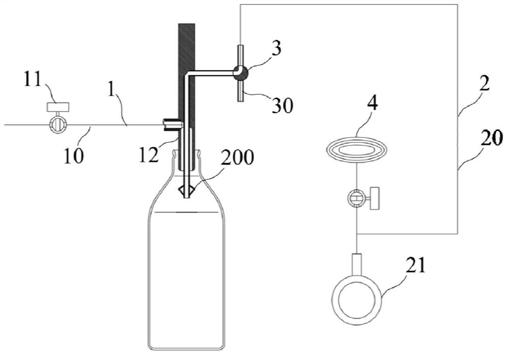 A non-contact liquid filling device