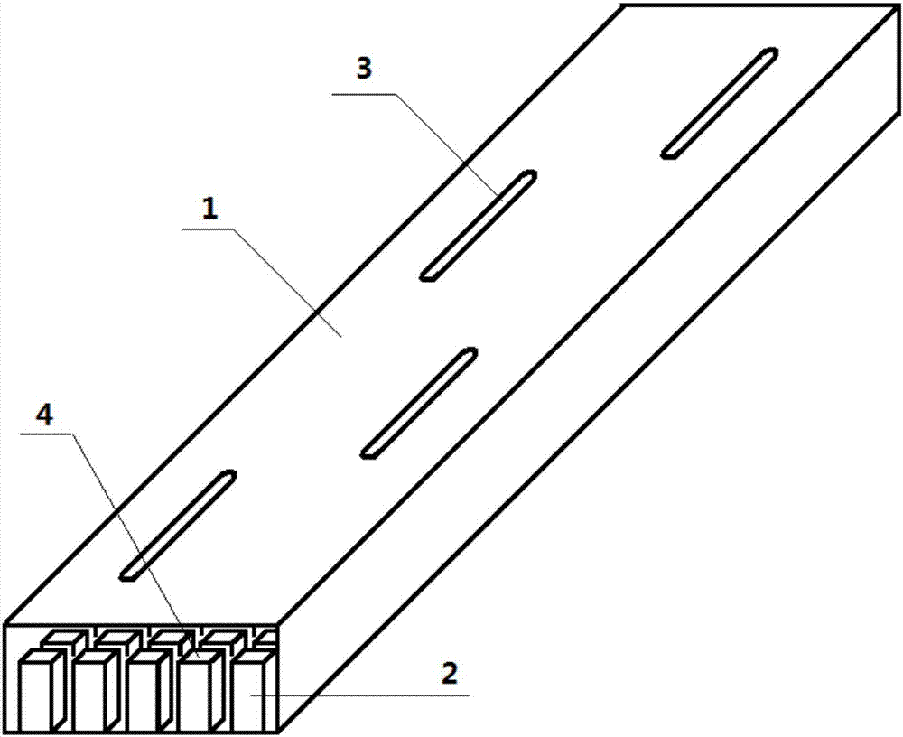 Grid groove metamaterial waveguide slot antenna and design method therefor