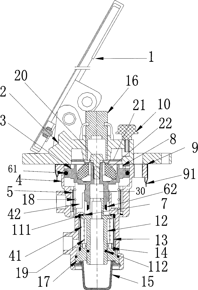 Wet air control master valve