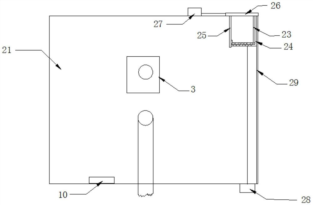 Fattening breeding box for easy feeding of swimming crabs