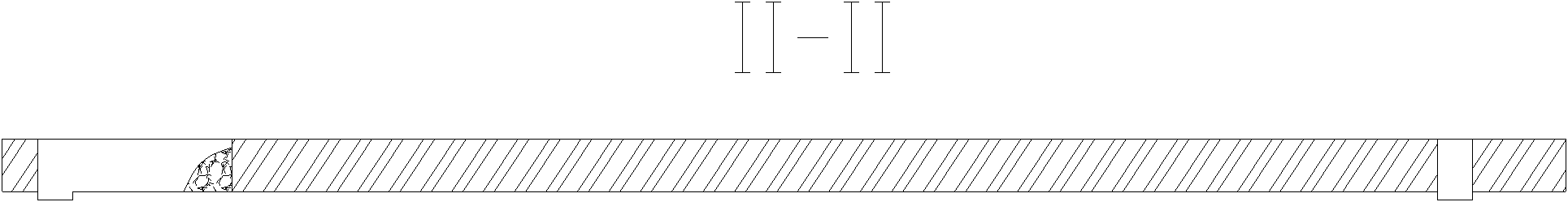 Mechanized continuous mining method for wall-type gentle-inclined thin ore body