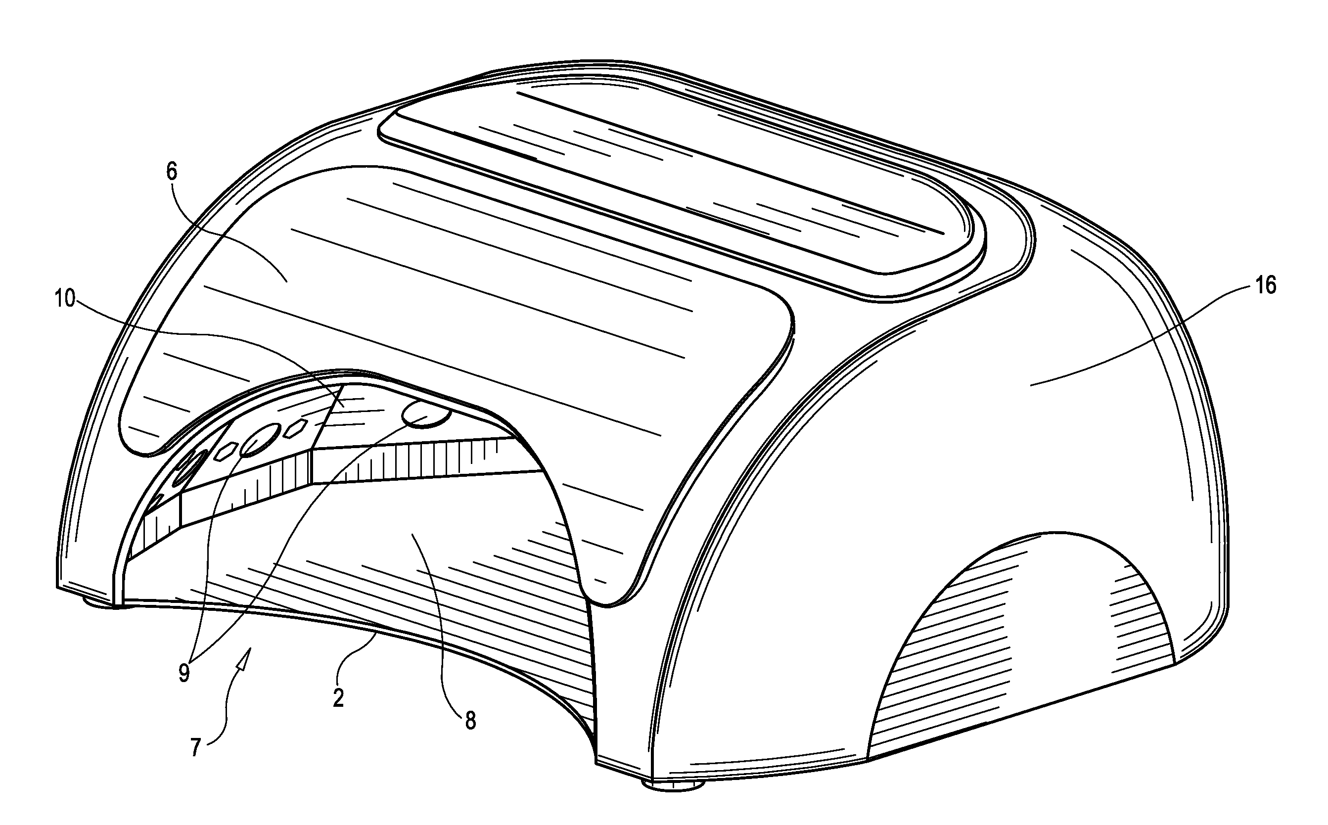 Devices and methods for curing nail gels