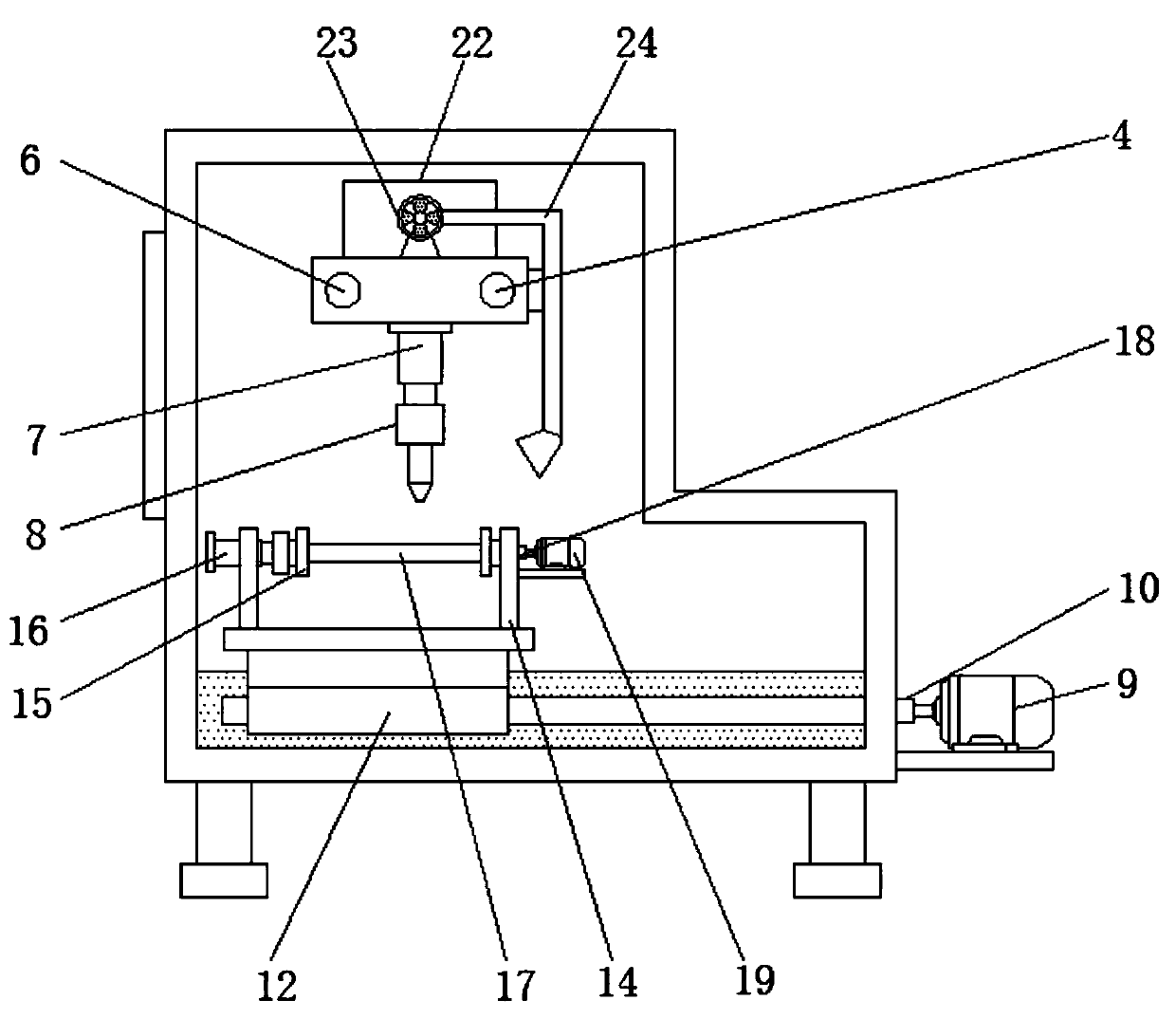 Electrical element welding device for circuit board