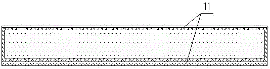 Multi-chip reversely-arranged etched-encapsulated base island-exposed encapsulating structure and manufacturing method thereof