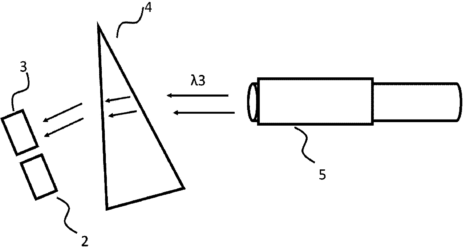 Single-fiber bi-directional light receiving and emitting device