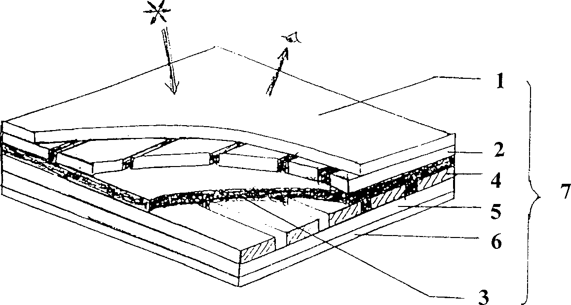 Reflection-type cholester-phase stereo LCD