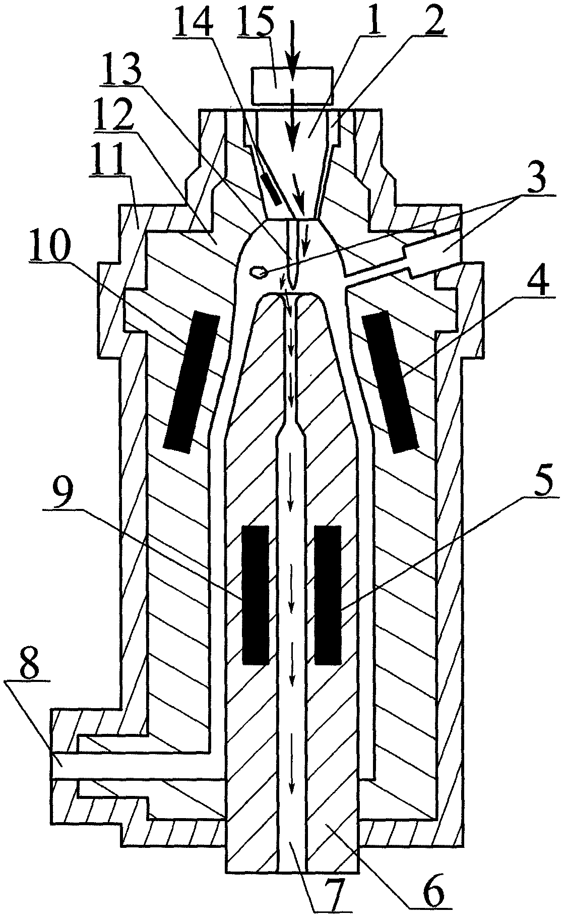 Method for improving performances of yarns formed by vortex spinning