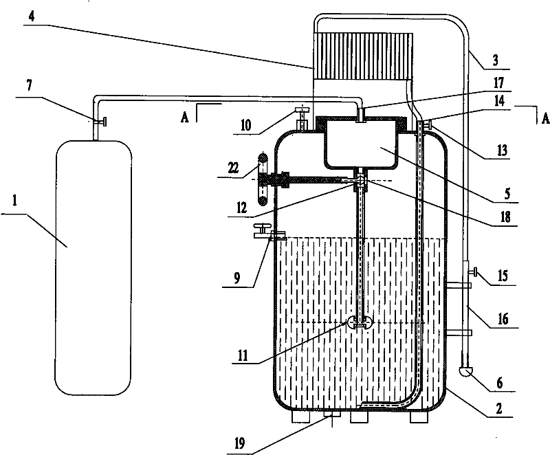 Pressure-storage premix type water mist foam fire extinguishing apparatus for ships