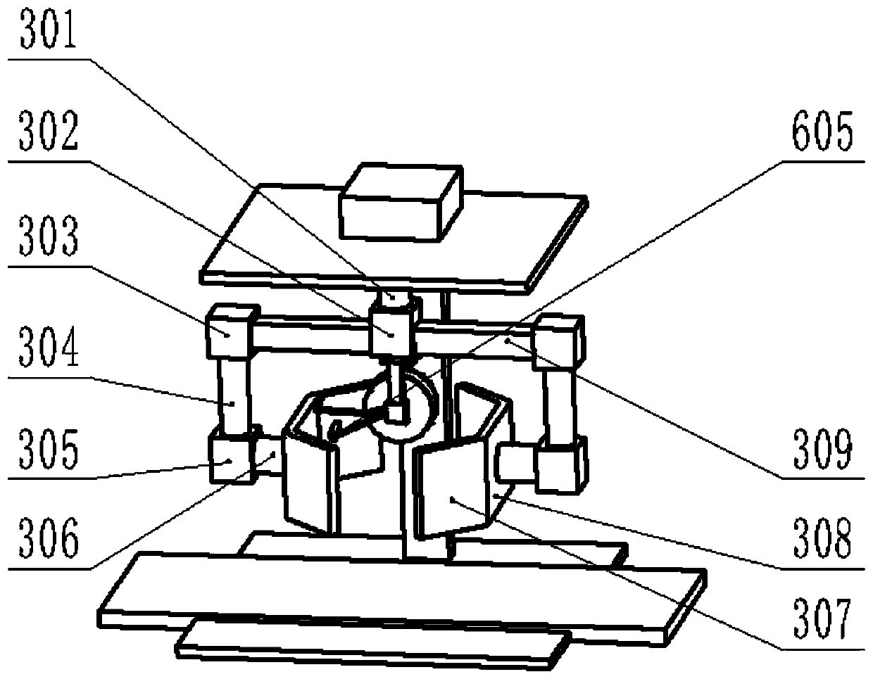 A single-sided adhesive tape sealing device