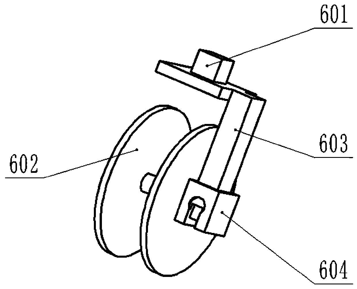 A single-sided adhesive tape sealing device