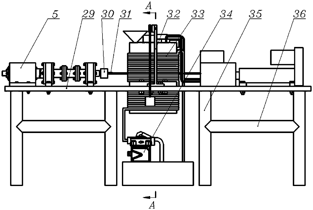 Multiaxis fretting corrosion fatigue damage monitoring device and multiaxis fretting corrosion fatigue damage monitoring method for kilometer deep shaft hoisting rope