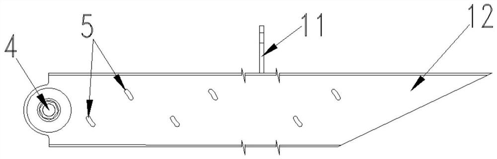 Self-adaptive stepless regulation ladder stand facility for offshore booster station under thick sludge condition