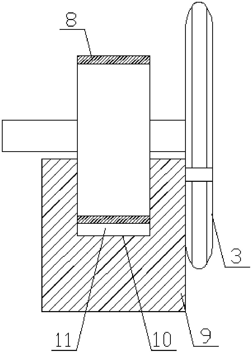 Concrete paving device