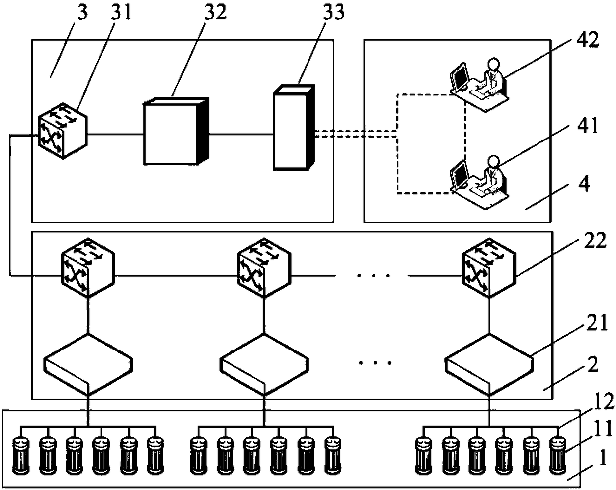 Microseismic monitoring and early warning analysis system and method under rock slope excavation disturbance