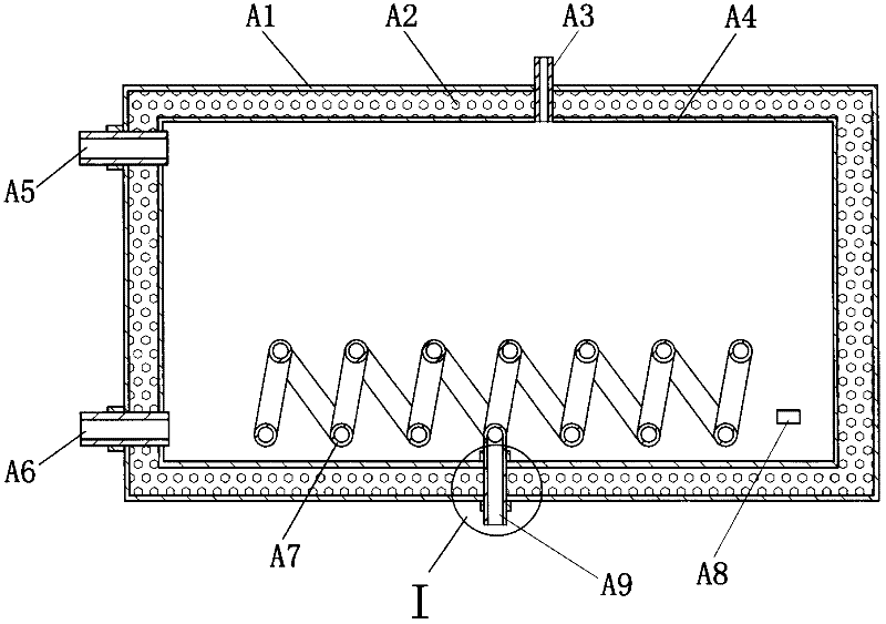 Waste heat utilization device for solar photovoltaic power generation