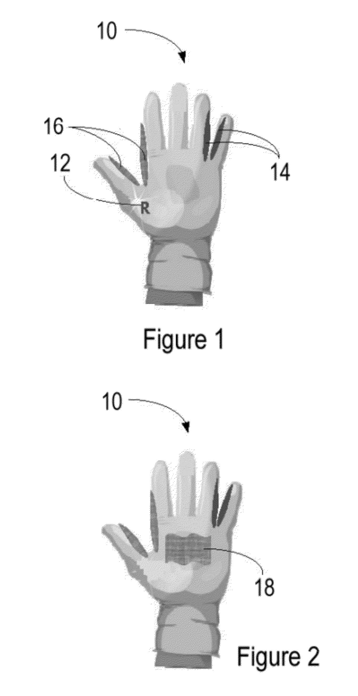 Hand coverings with directional indicators