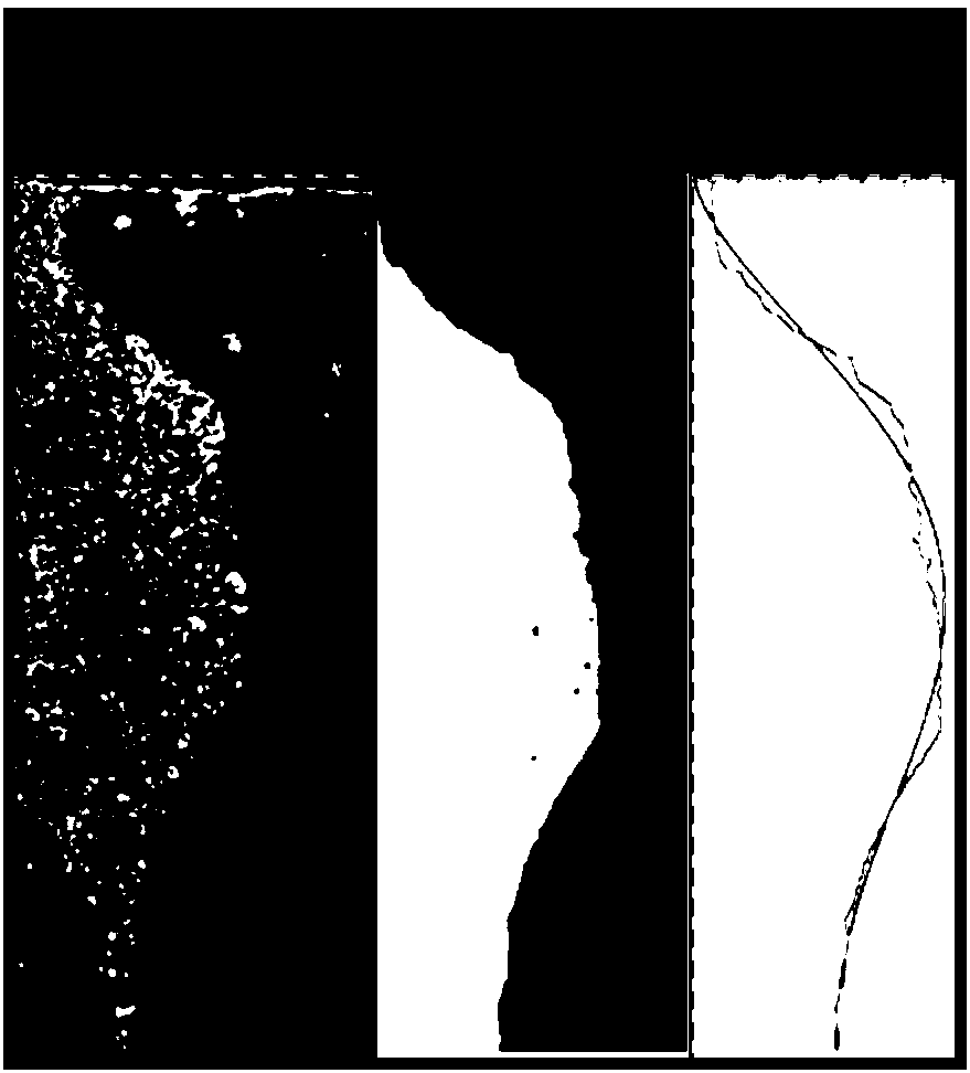 Welding seam image extraction fitting-based welding stress deformation prediction method and system