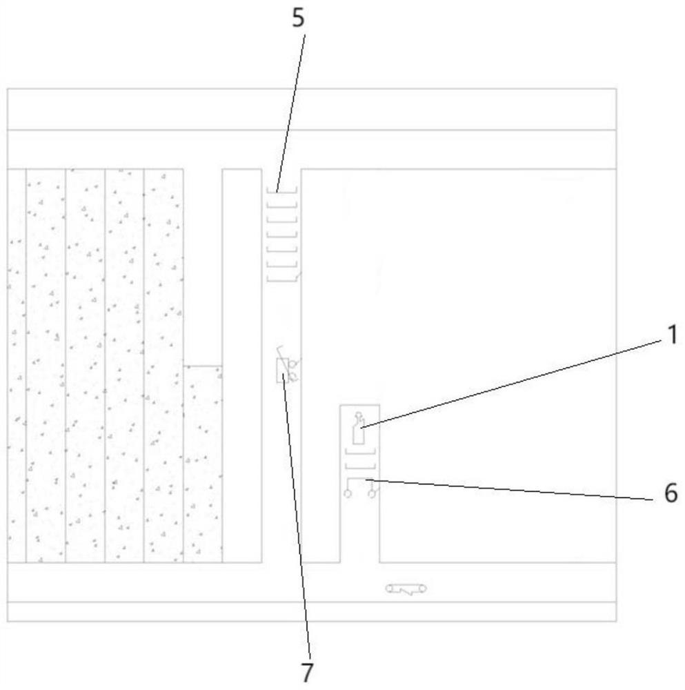 Rapid excavation method of branch roadway in continuous mining and continuous charging working face