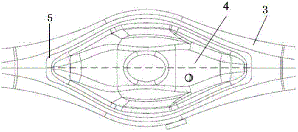 Automobile rear axle case