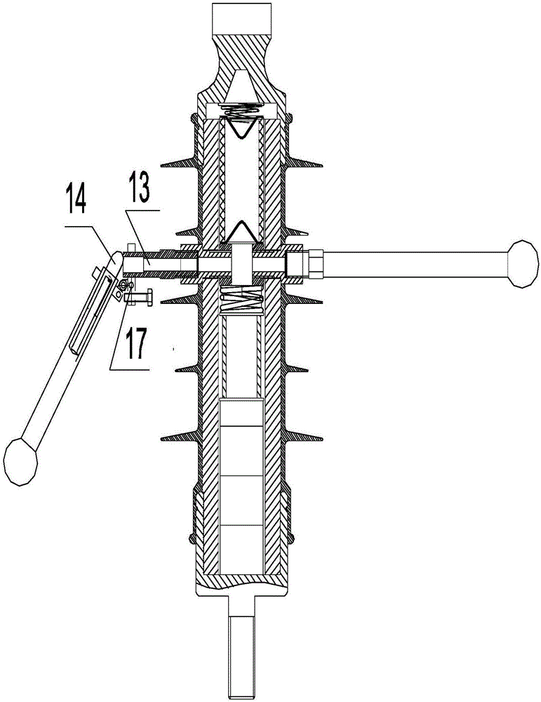 Lightning-proof explosion-proof and anti-disconnection insulator