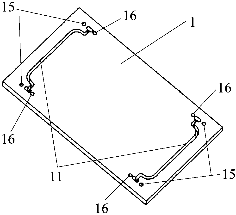 Processing method of slot antenna, slot antenna and mobile terminal