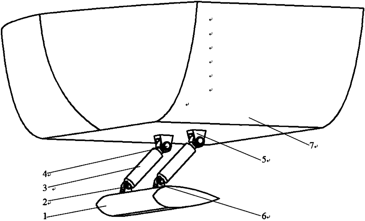 Marine adjustable hydrofoil device