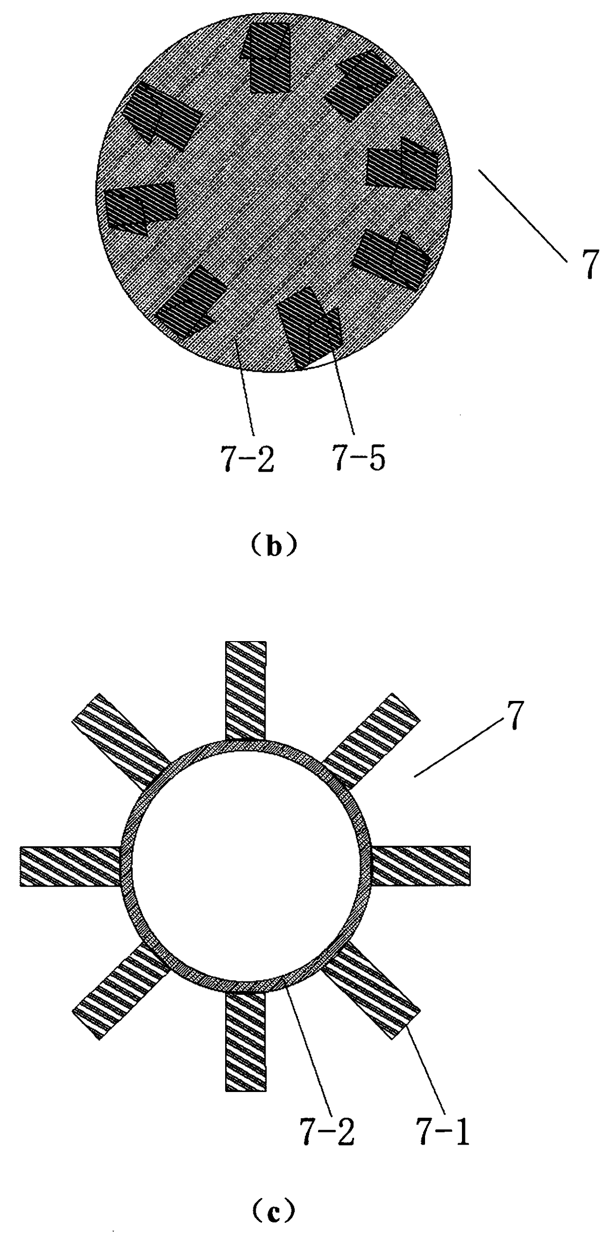 In-hole micro-shock sensor fixing and recycling device suitable for different apertures