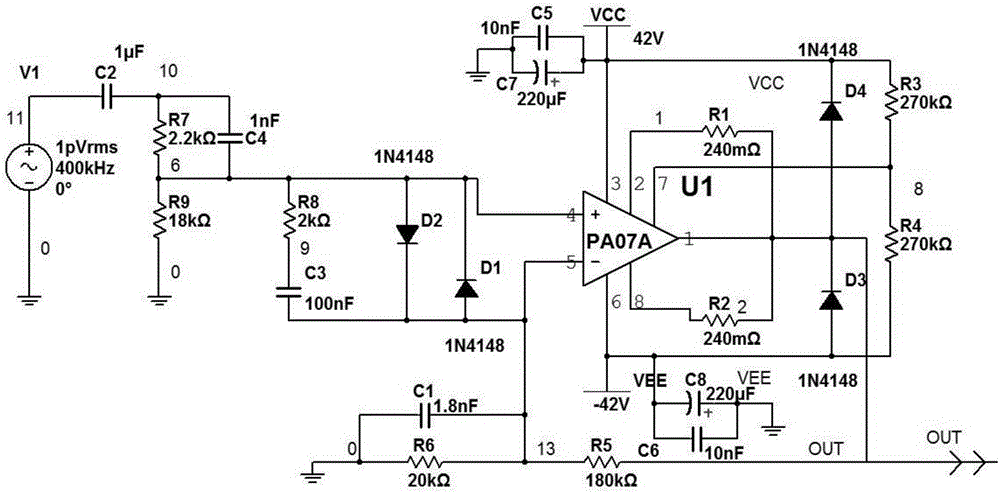 Wide-band excitation signal generator