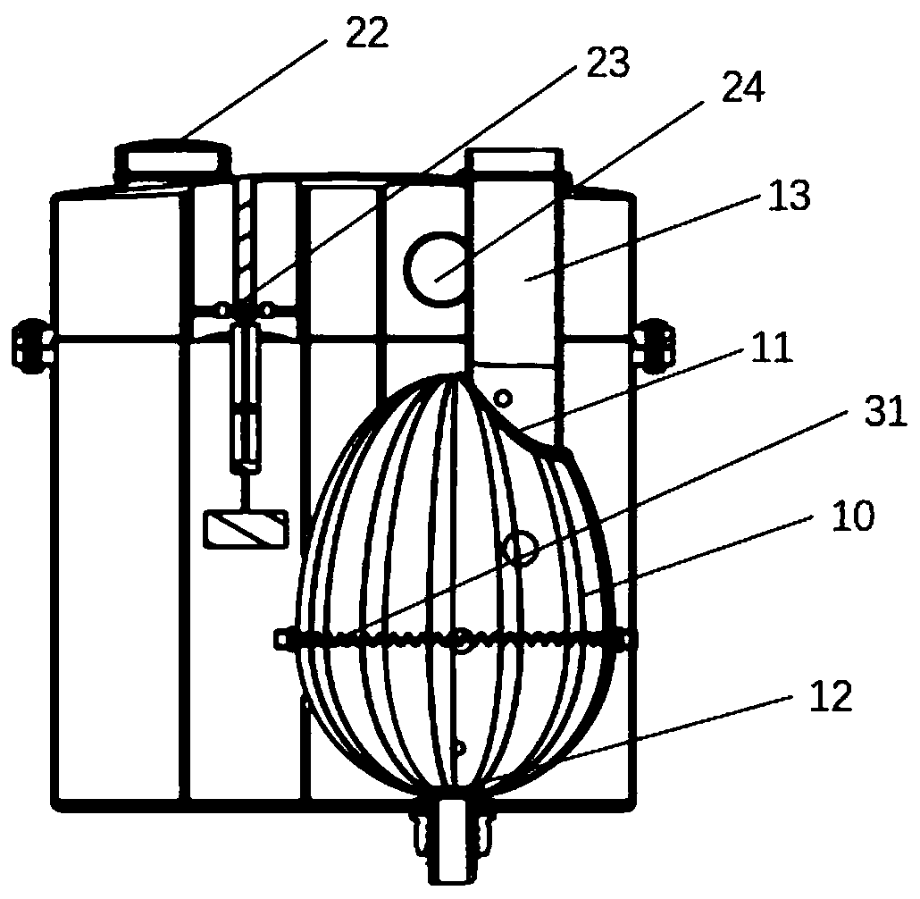 Child-mother water tank for wet floor cleaning equipment and equipment