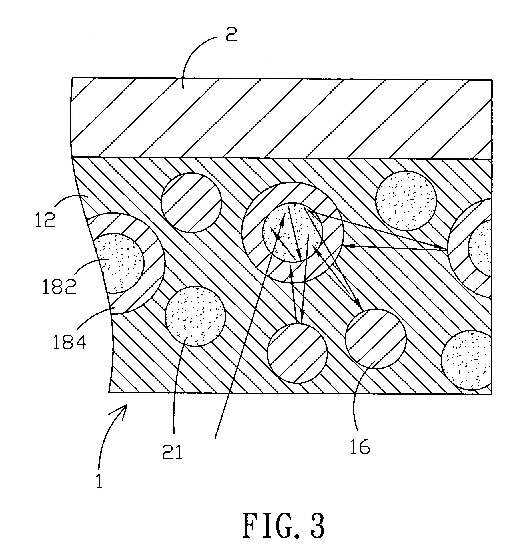 Electromagnetic wave absorptive film and its fabrication