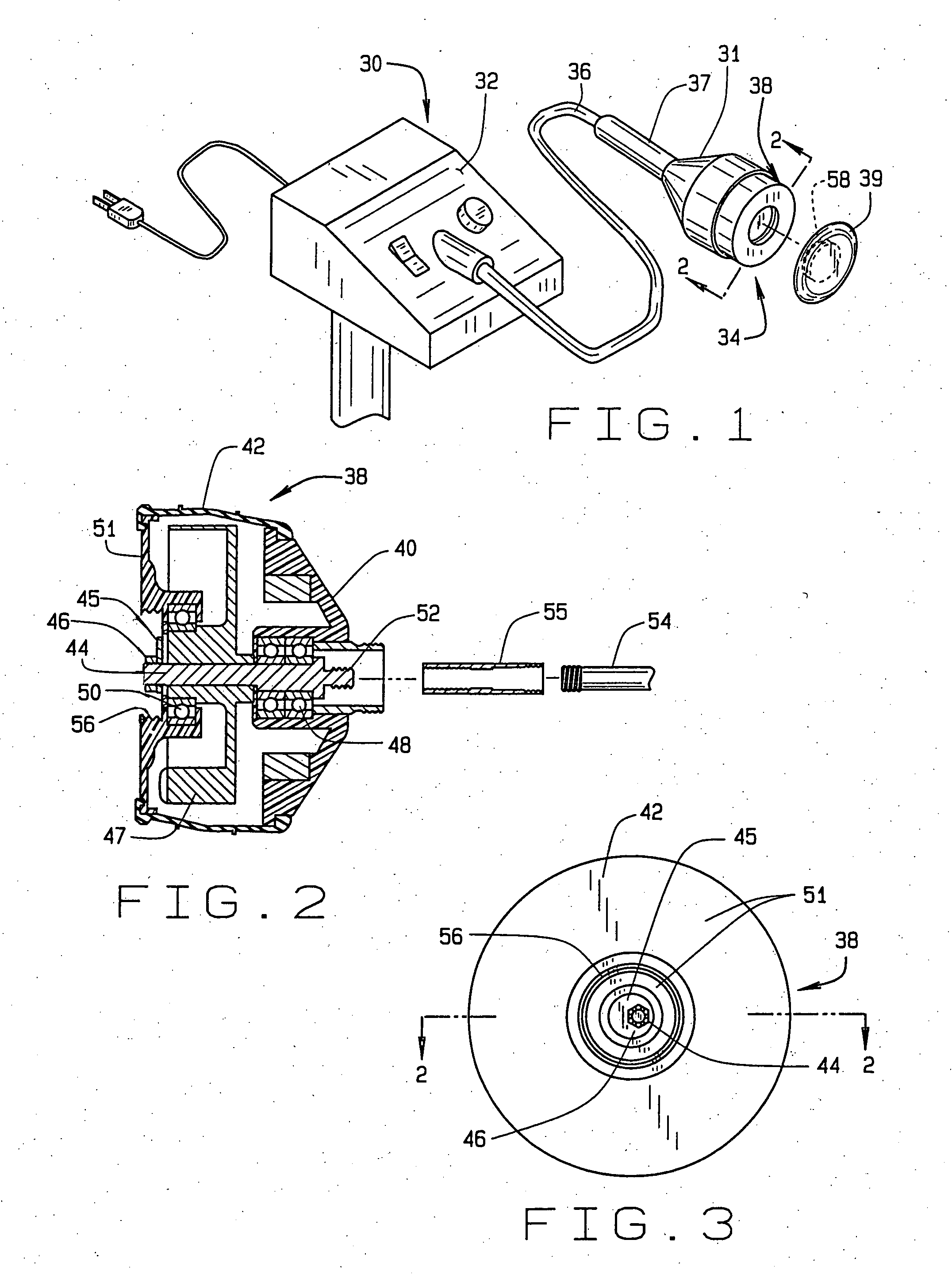 Universal quick change applicator system for massage apparatus