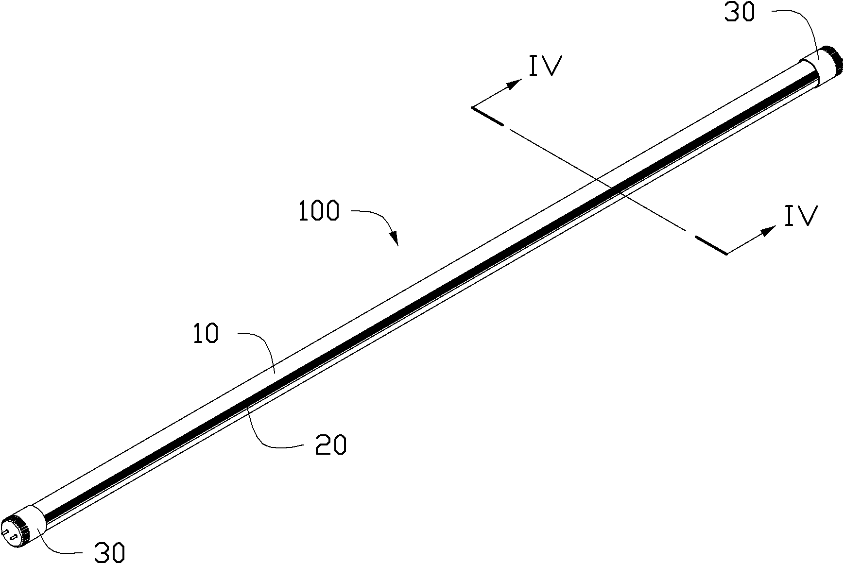 LED (Light Emitting Diode) fluorescent lamp